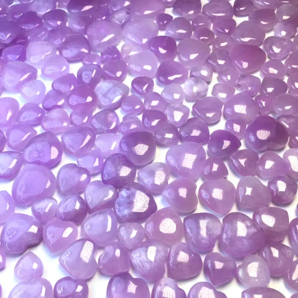 2pc/Lot Purple Kunzite Heart Natural Stone Quartz Crystals Healing Stone Spodumene Minerals Quartz Energy Gemstone Spiritual
2pc/Lot Purple Kunzite Heart Natural Stone Quartz Crystals Healing Stone Spodumene Minerals Quartz Energy Gemstone Spiritual