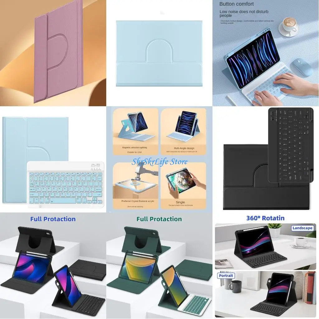 E65E Strong Case Keyboard for 10.9inch Tablets Adjust Stand Quick Accessing Functions for Pad 10.9'' 2022 10th
E65E Strong Case Keyboard for 10.9inch Tablets Adjust Stand Quick Accessing Functions for Pad 10.9'' 2022 10th