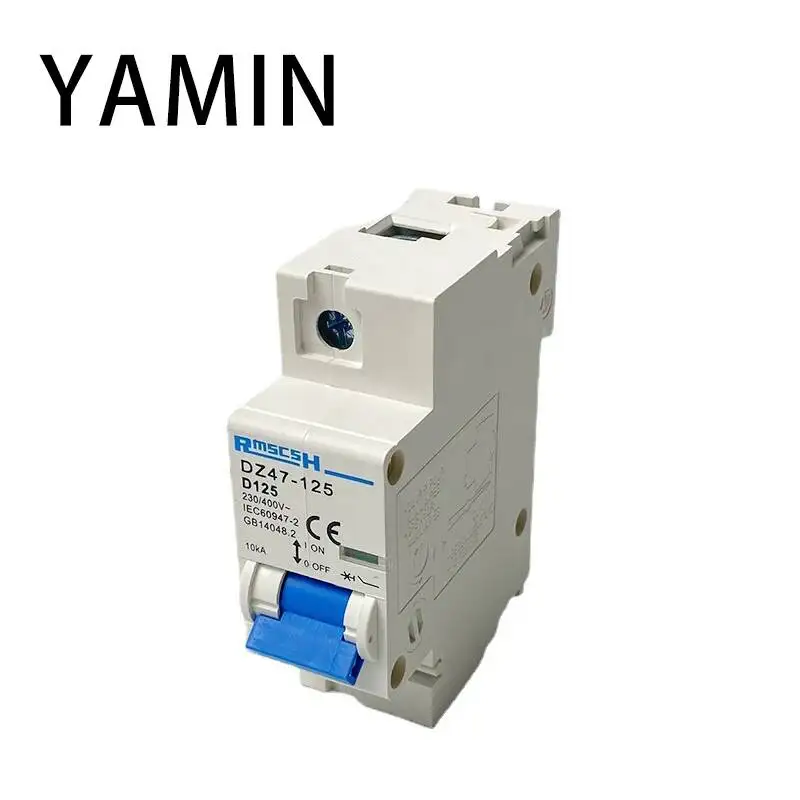 Автоматический выключатель DZ47-125 D-типа C45, миниатюрный, 1P, 80А/100А/125А, 230В AC, однополюсный, ON-OFF
Автоматический выключатель DZ47-125 D-типа C45, миниатюрный, 1P, 80А/100А/125А, 230В AC, однополюсный, ON-OFF