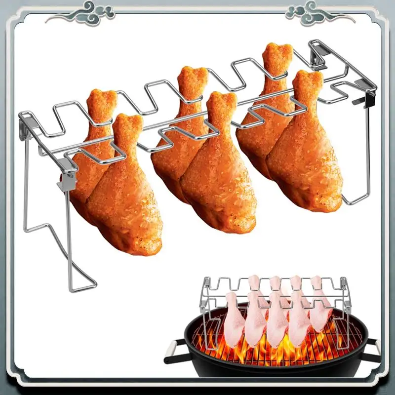 AC76-BBQ Chicken Wings Legs Grill BBQ Cooking Rack BBQ Chicken Legs Oven Grill Kitchen Utensils Outdoor
AC76-BBQ Chicken Wings Legs Grill BBQ Cooking Rack BBQ Chicken Legs Oven Grill Kitchen Utensils Outdoor