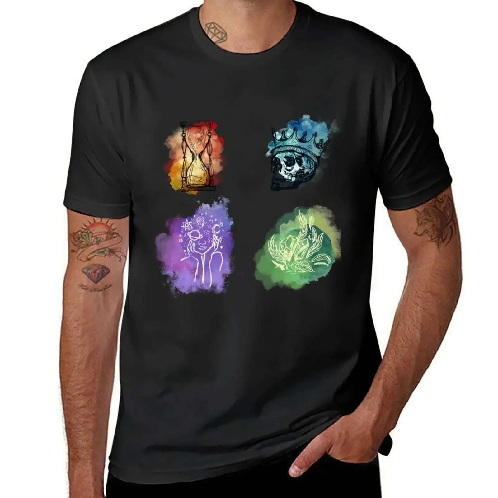 The Gods' Scion Books 1-4 watercolor symbols T-Shirt korean fashion tops mens shirts graphic tee
The Gods' Scion Books 1-4 watercolor symbols T-Shirt korean fashion tops mens shirts graphic tee