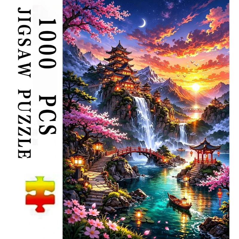 Jigsaw Puzzle 500/1000/1200/2000PCS Ancient Chinese Landscape Scenery Art Brain Teaser Puzzle Calming Hobby Gift
Jigsaw Puzzle 500/1000/1200/2000PCS Ancient Chinese Landscape Scenery Art Brain Teaser Puzzle Calming Hobby Gift