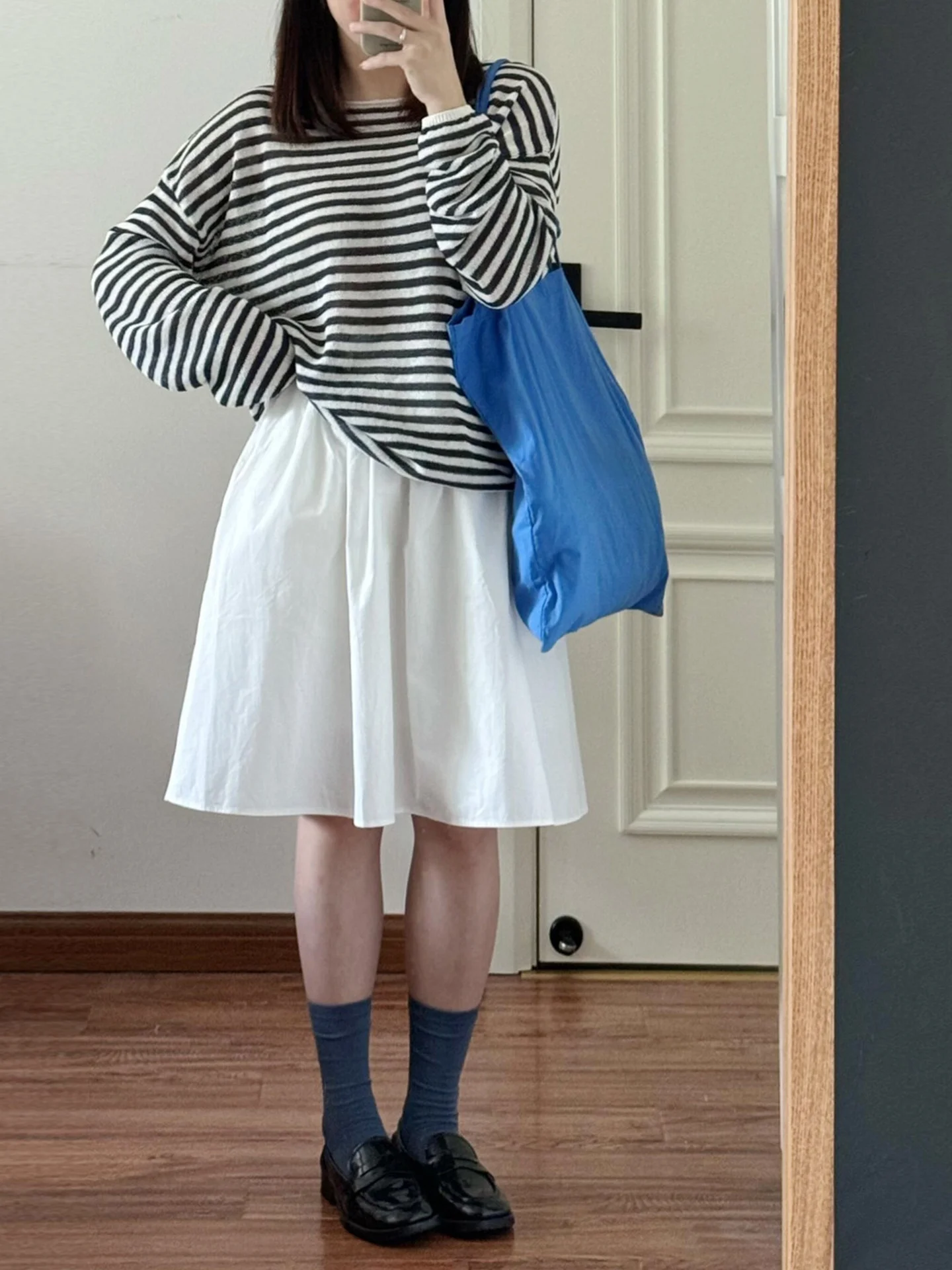 Emily Clud Recommended White A-Line Skirt Women's Spring Summer Anti-Light Casual High Waist Mid-Length Skirts
Emily Clud Recommended White A-Line Skirt Women's Spring Summer Anti-Light Casual High Waist Mid-Length Skirts