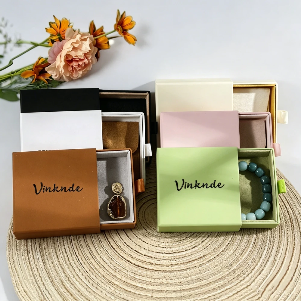 10/24/50pcs Creative Drawer Jewelry Packaging Box Custom Logo Necklace Rings Earing Bracelet Storage Organizer Display Case
10/24/50pcs Creative Drawer Jewelry Packaging Box Custom Logo Necklace Rings Earing Bracelet Storage Organizer Display Case