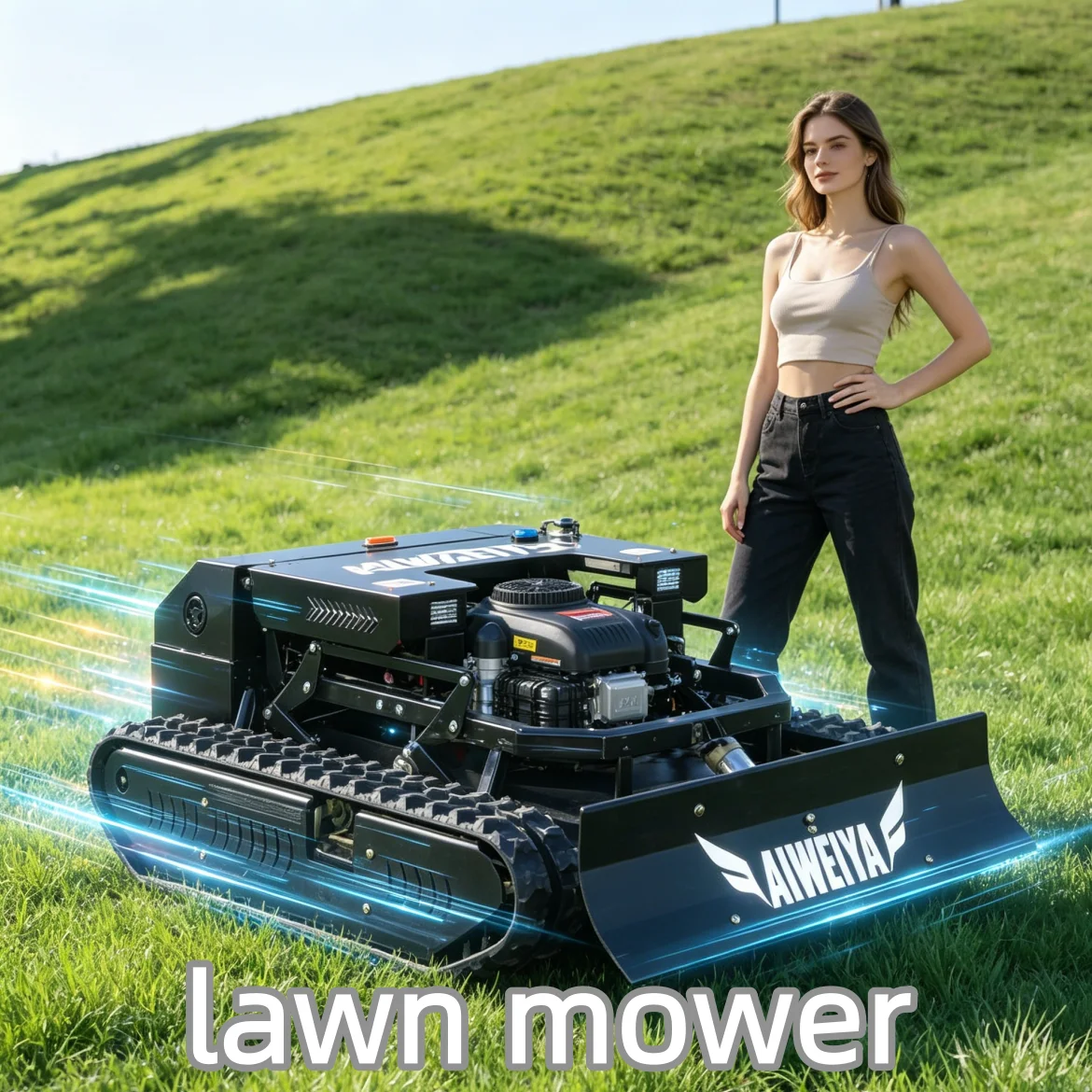 Customized RC Lawn Mower Remote Control Zero Turn All Terrain Garden Mowing Tool for Outdoor Use
Customized RC Lawn Mower Remote Control Zero Turn All Terrain Garden Mowing Tool for Outdoor Use