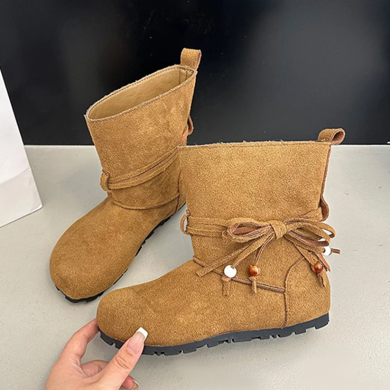 Flats Women Boots Trend Sport Casual Shoes 2025 New Chelsea Short Boots Winter Running Walking Sneaker Suede Snow Botas Mujer
Flats Women Boots Trend Sport Casual Shoes 2025 New Chelsea Short Boots Winter Running Walking Sneaker Suede Snow Botas Mujer