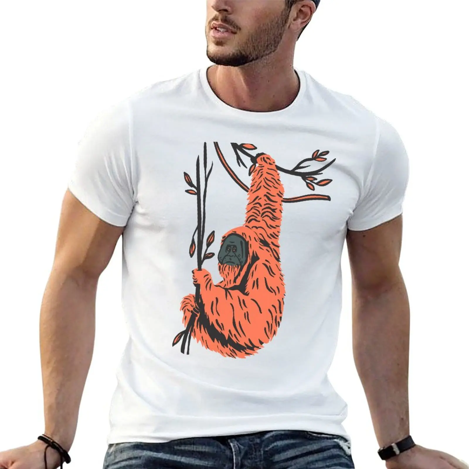 Orangutan Hanging from Vine T-Shirt men t shirt cotton 100% t shirts cotton 100% cotton t shirts man 100% T-shirt
Orangutan Hanging from Vine T-Shirt men t shirt cotton 100% t shirts cotton 100% cotton t shirts man 100% T-shirt