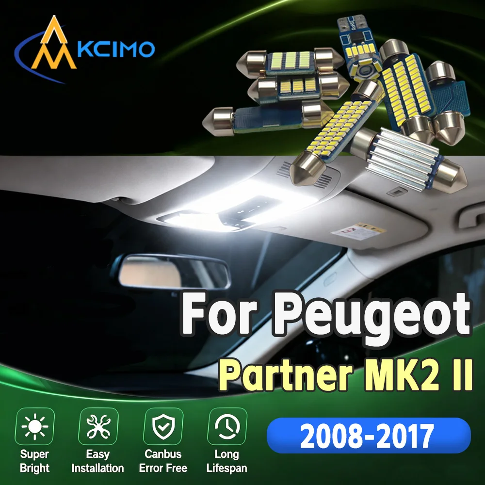 For Peugeot Partner MK2 II 2008-2017 Vehicle Specific Canbus LED Interior Map Light Bulbs Easy Install Indoor Lamp Accessories
For Peugeot Partner MK2 II 2008-2017 Vehicle Specific Canbus LED Interior Map Light Bulbs Easy Install Indoor Lamp Accessories