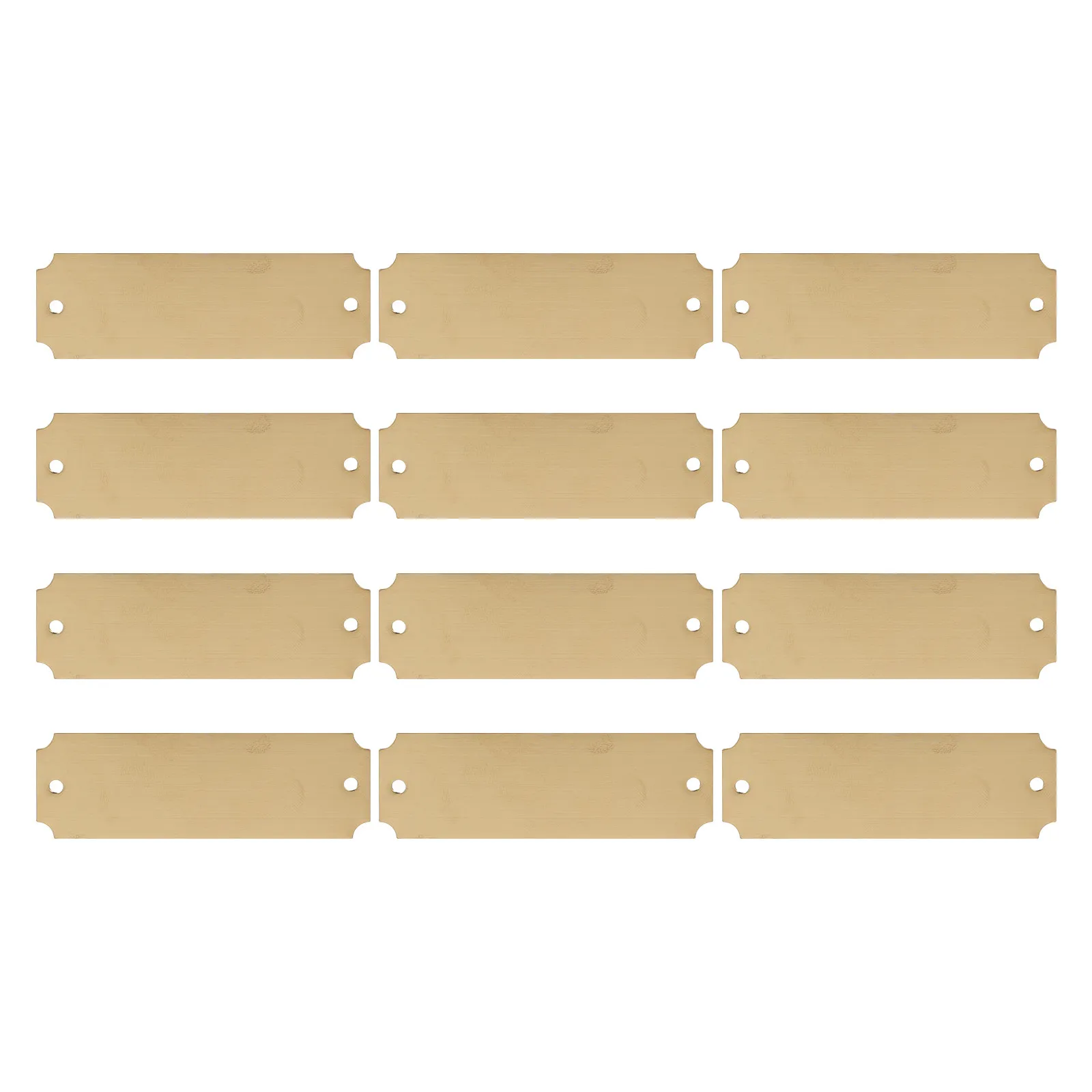 12Pcs Engraving Blank Tags Stainless Steel Rectangle Plates for Personalized Name Tags Business Card Blanks Dog Tag Pendants
12Pcs Engraving Blank Tags Stainless Steel Rectangle Plates for Personalized Name Tags Business Card Blanks Dog Tag Pendants