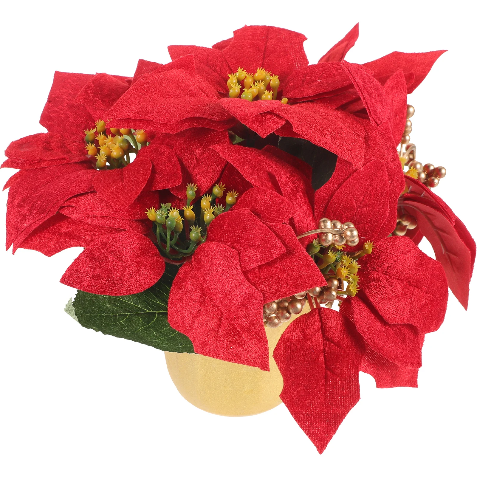 Christmas Flower Pot Plant Plants Artificial Potted Flowers Decor Decorations for Succulent Ornament Fabric Office
Christmas Flower Pot Plant Plants Artificial Potted Flowers Decor Decorations for Succulent Ornament Fabric Office