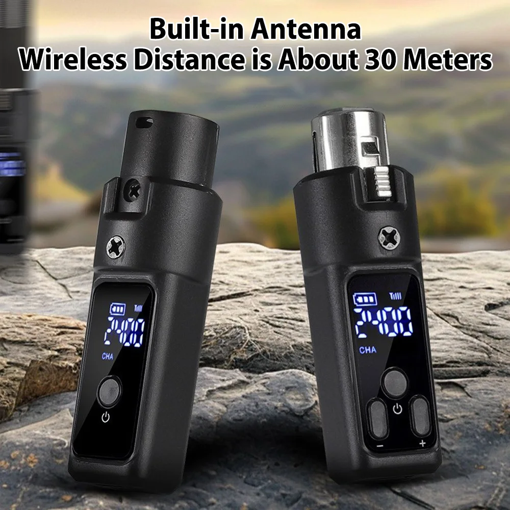 2.4G Microphone Wireless Xlr Transmitter and Receiver Rechargeable Wireless Mic System for Dynamic Coil Microphones Audio Mixer
2.4G Microphone Wireless Xlr Transmitter and Receiver Rechargeable Wireless Mic System for Dynamic Coil Microphones Audio Mixer