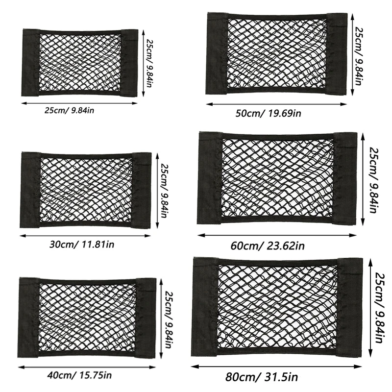 Car Back Rear Trunk Seat Elastic String Net Magic Sticker Mesh Storage Bag Pocket Cage Auto Organizer Seat Back Bag 40*25cm
Car Back Rear Trunk Seat Elastic String Net Magic Sticker Mesh Storage Bag Pocket Cage Auto Organizer Seat Back Bag 40*25cm