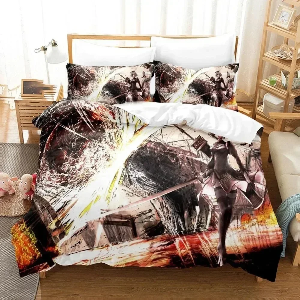 Luxury New 3D Print Game NieR Automata YoRHa No.2 Type B 2B Bedding Set Boys Girls Twin Queen Size Duvet Cover Bed Kids Adult
Luxury New 3D Print Game NieR Automata YoRHa No.2 Type B 2B Bedding Set Boys Girls Twin Queen Size Duvet Cover Bed Kids Adult