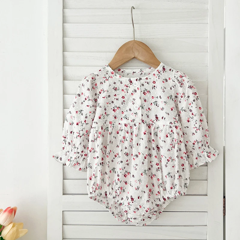 Spring 0-24M Infant Baby Girls Jumpsuit Baby Romper Girls Clothing Autumn Cotton Long Sleeve Flower Toddler Baby Girl Romper
Spring 0-24M Infant Baby Girls Jumpsuit Baby Romper Girls Clothing Autumn Cotton Long Sleeve Flower Toddler Baby Girl Romper