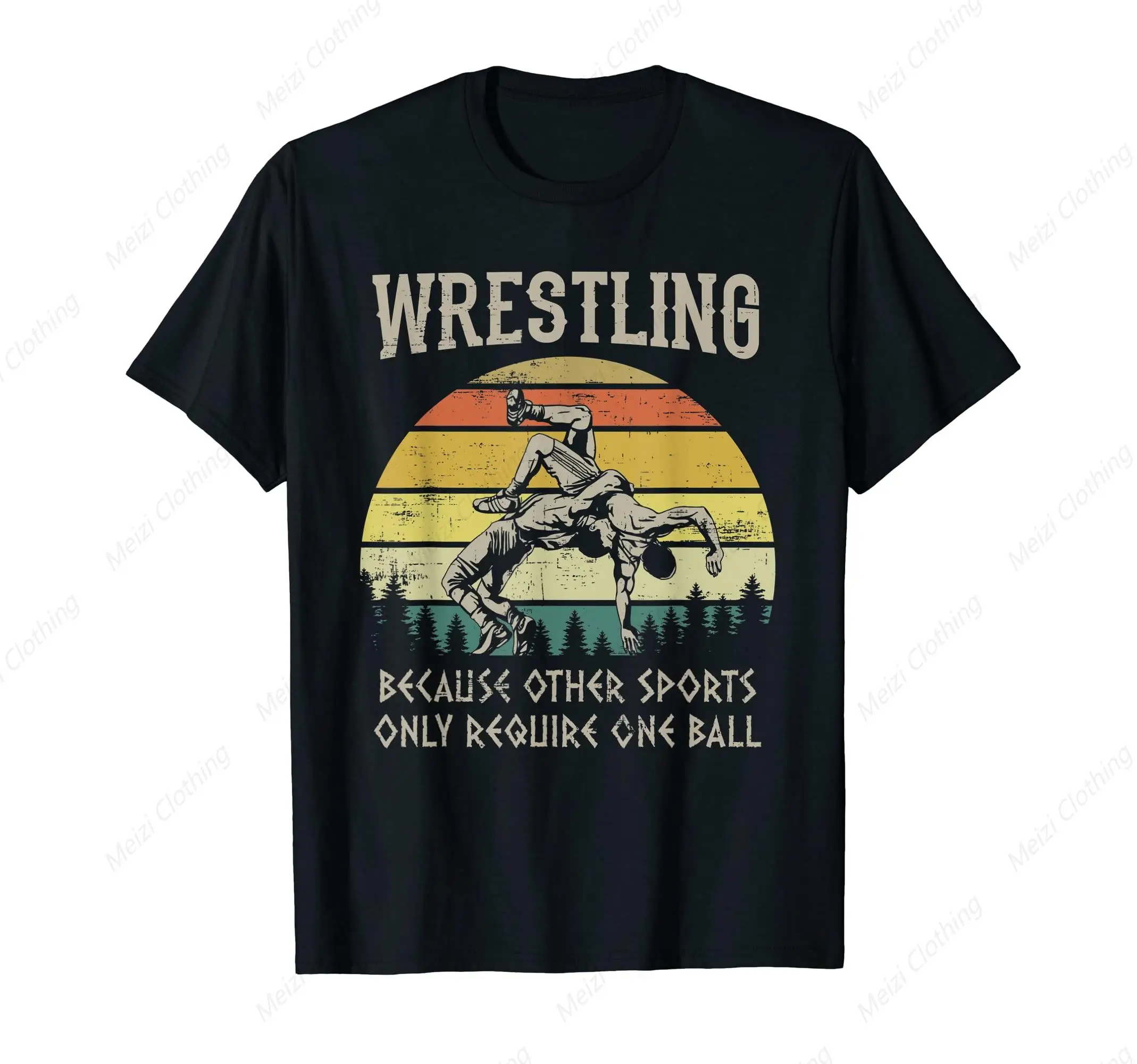Wrestling As Other Sports Require A Single Ball Wrestling T-Shirt With Fun And Fashionable Patterns Made Of Pure Cotton T-Shirt
Wrestling As Other Sports Require A Single Ball Wrestling T-Shirt With Fun And Fashionable Patterns Made Of Pure Cotton T-Shirt