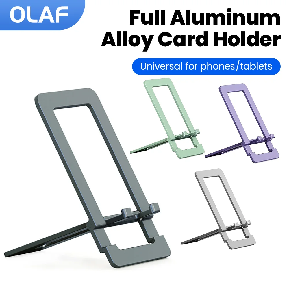Full Aluminum Alloy Mobile Phone Holder Ultra Thin Portable Desktop Lazy Bedside Foldable Phone Stand For iPhone Phones Tablets
Full Aluminum Alloy Mobile Phone Holder Ultra Thin Portable Desktop Lazy Bedside Foldable Phone Stand For iPhone Phones Tablets
