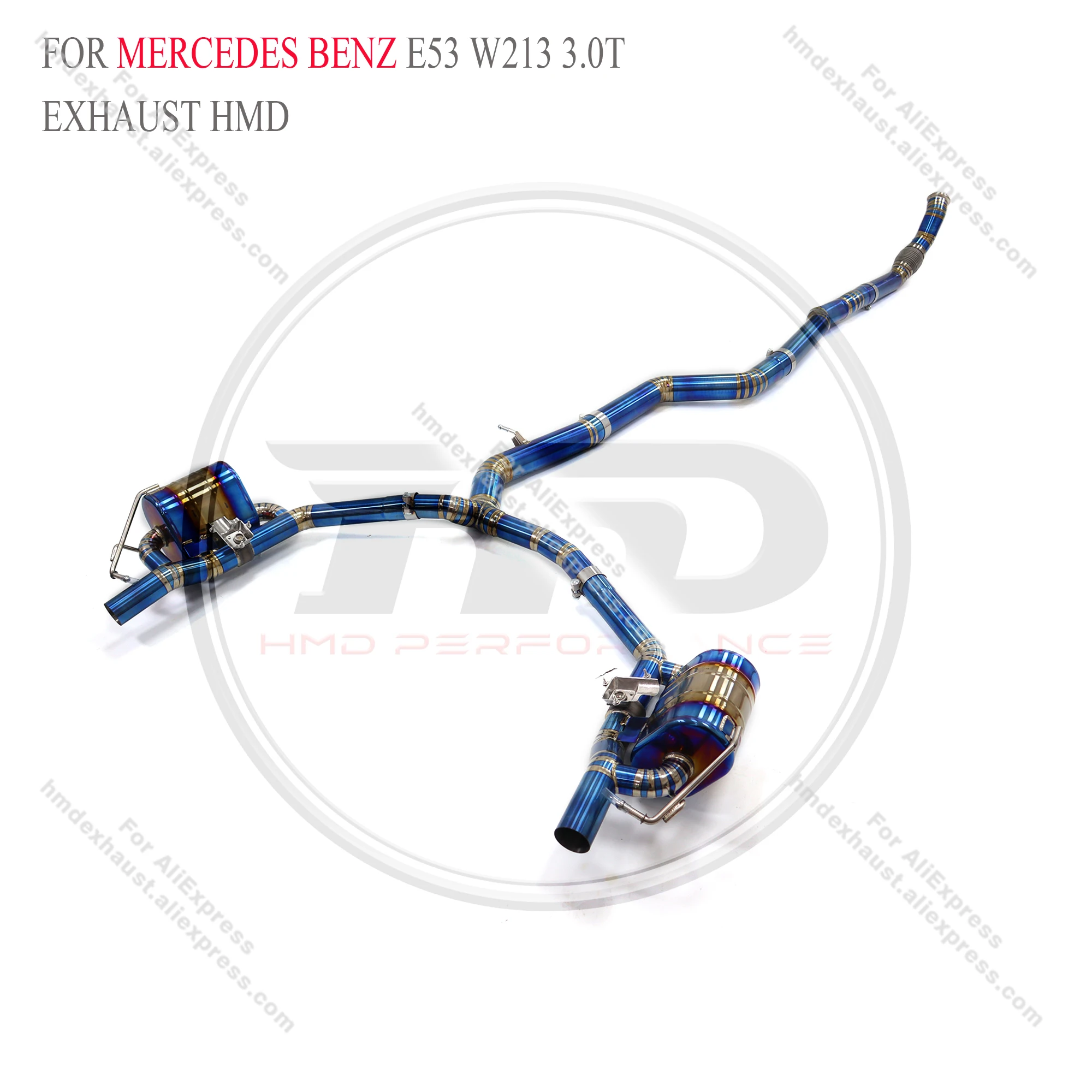 HMD Exhaust System Titanium Performance Cat Back for Mercedes Benz AMG E53 W213 3.0T Muffler with Valve
HMD Exhaust System Titanium Performance Cat Back for Mercedes Benz AMG E53 W213 3.0T Muffler with Valve