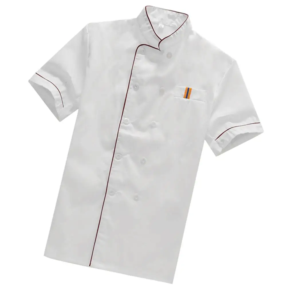 Short Sleeve White Women Casual Loose Coat Oil Proof Easy Wash Breathable Fabric Workshop Wear Catering Jacket Chef
Short Sleeve White Women Casual Loose Coat Oil Proof Easy Wash Breathable Fabric Workshop Wear Catering Jacket Chef
