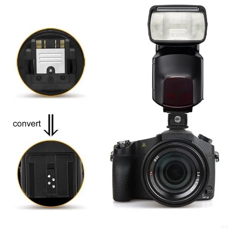 TF335 Camera Flashing Hot Shoe Adapter Replacement for A7S A7SII A7R A7RII A7II HX50 A6000 NEX6 RX1 RX1R RX10 RX100II
TF335 Camera Flashing Hot Shoe Adapter Replacement for A7S A7SII A7R A7RII A7II HX50 A6000 NEX6 RX1 RX1R RX10 RX100II