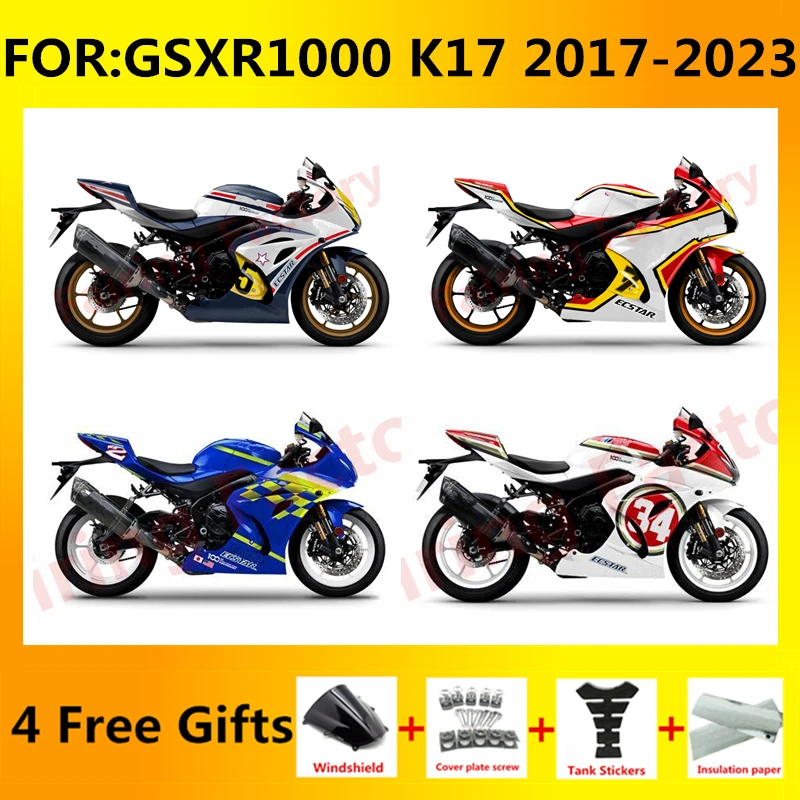 Motorcycle full Fairing Kit fit for GSXR1000 GSX1000R GSXR 1000 K17 2017 - 2025 Injection mold Bodywork full fairings kit ZXMT
Motorcycle full Fairing Kit fit for GSXR1000 GSX1000R GSXR 1000 K17 2017 - 2025 Injection mold Bodywork full fairings kit ZXMT
