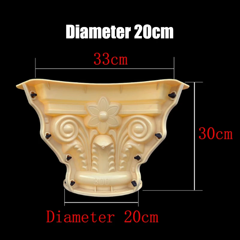 Round Roman Column Mold Flower Head Column Foot European Villa Cement Column Thickened Model Cylindrical Cap Building Template
Round Roman Column Mold Flower Head Column Foot European Villa Cement Column Thickened Model Cylindrical Cap Building Template