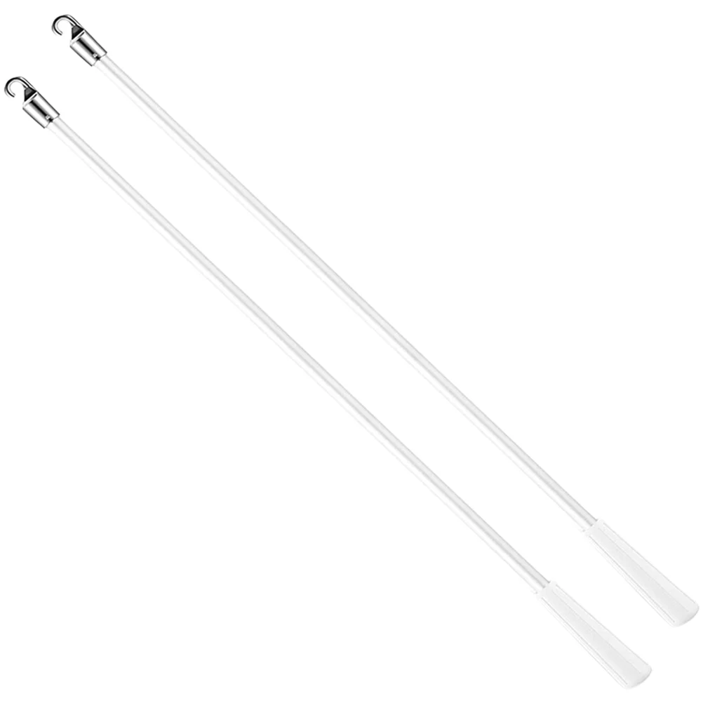 2 Pcs Venetian Blind Accessories Door Handles Window Curtain Tilt Wand Opener Replacement with Hook Fiber Rod
2 Pcs Venetian Blind Accessories Door Handles Window Curtain Tilt Wand Opener Replacement with Hook Fiber Rod