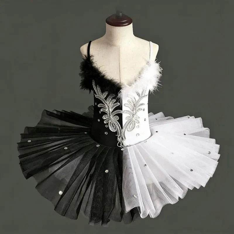 354552.Professional Classical Pancake Tutu Costume Black White Swan Lake Ballet Skirt for Girls Dance Kids Leo
354552.Professional Classical Pancake Tutu Costume Black White Swan Lake Ballet Skirt for Girls Dance Kids Leo