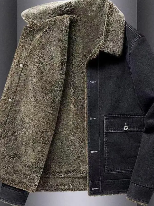 Мужская джинсовая куртка на зиму, утепленная, свободного кроя, большого размера, модная рабочая одежда, хлопковая куртка, повседневная стильная верхняя одежда
Мужская джинсовая куртка на зиму, утепленная, свободного кроя, большого размера, модная рабочая одежда, хлопковая куртка, повседневная стильная верхняя одежда