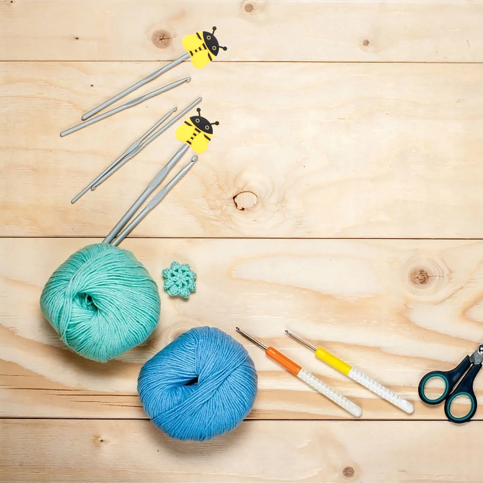 6Pcs Silicone Knitting Needle Caps Soft Light Non-Toxic Point Protectors Safe Knitting Crochet Needle Accessories
6Pcs Silicone Knitting Needle Caps Soft Light Non-Toxic Point Protectors Safe Knitting Crochet Needle Accessories