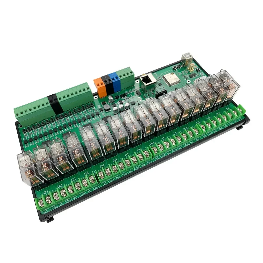 KC868-E16T 16A Tuya ESP32 Релейный модуль на DIN-рейку Ethernet RS485 для kincony умный дом esphome от IIC Bus
KC868-E16T 16A Tuya ESP32 Релейный модуль на DIN-рейку Ethernet RS485 для kincony умный дом esphome от IIC Bus