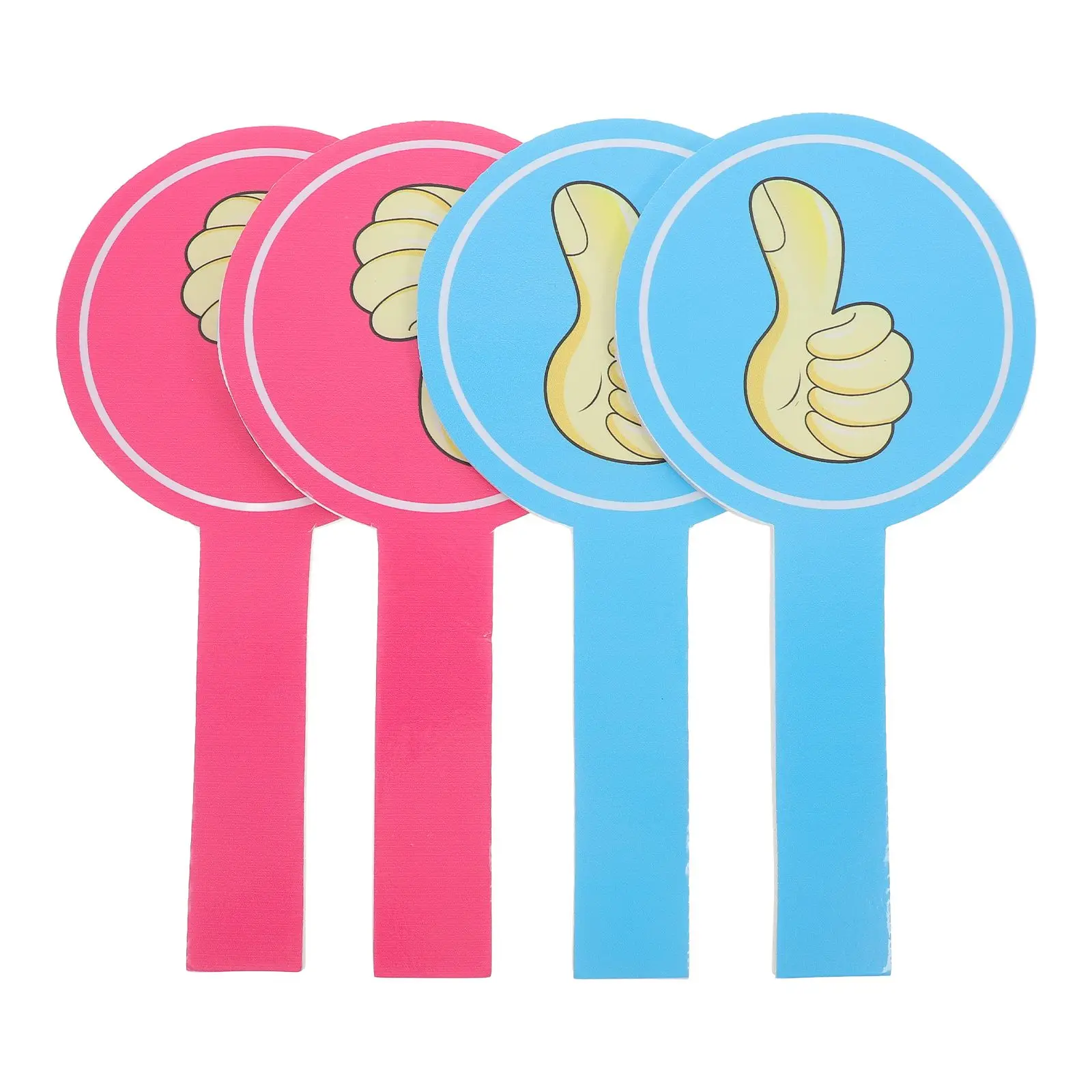 4pcs Score Classroom Voting Judge Thumbs up Foams Voting down Portable Reusable Paddles Teaching Supplies
4pcs Score Classroom Voting Judge Thumbs up Foams Voting down Portable Reusable Paddles Teaching Supplies