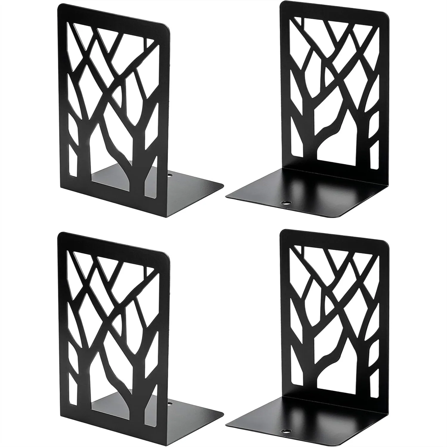 Heavy Duty Book Ends Tree Design for Shelves, Non-Skid Metal Book Holder for Books CDs, Decorative Book Stopper for Home
Heavy Duty Book Ends Tree Design for Shelves, Non-Skid Metal Book Holder for Books CDs, Decorative Book Stopper for Home