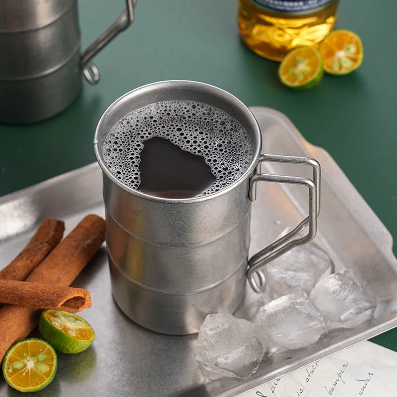 304 Stainless Steel Outdoor Marco Cup, Water Cup, Industrial Style, Vintage, Creative Coffee, Camping, Picnic, Beer Coffee Mug
304 Stainless Steel Outdoor Marco Cup, Water Cup, Industrial Style, Vintage, Creative Coffee, Camping, Picnic, Beer Coffee Mug