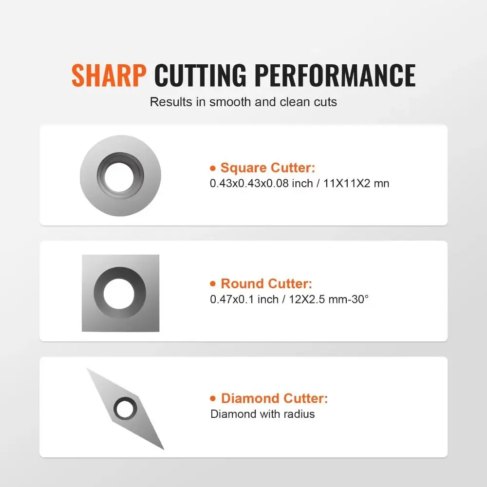 Hard Alloy Pointed Tip Wood Lathe Tool Set Wood Bending Ergonomic Handle Lathe Turning Tools Rotating Multiple Sharp Edges
Hard Alloy Pointed Tip Wood Lathe Tool Set Wood Bending Ergonomic Handle Lathe Turning Tools Rotating Multiple Sharp Edges