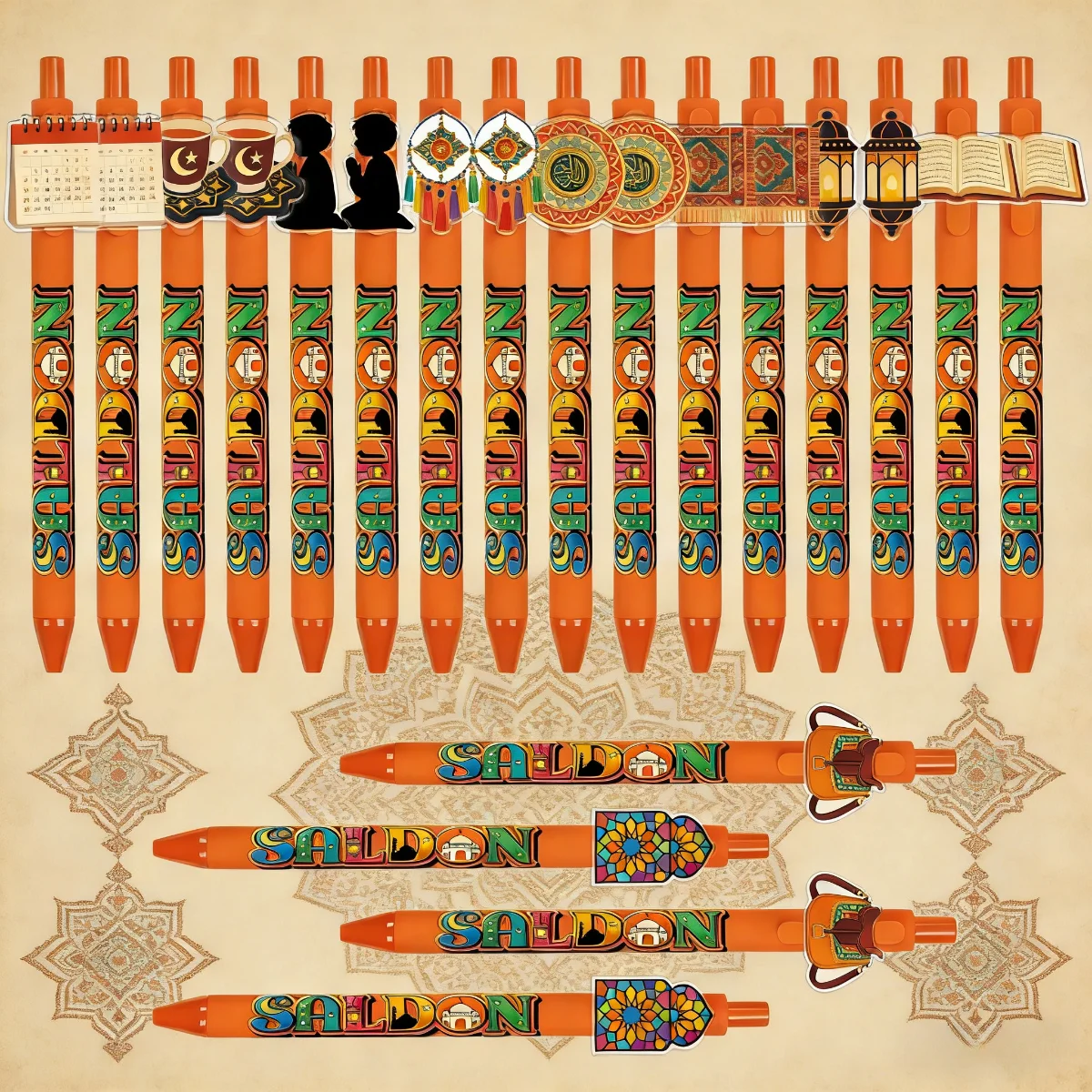 10/20 штук шариковых ручек с кнопочным механизмом в стиле Рамадана, ручки с кнопочным механизмом в форме узоров для праздника Ид.
10/20 штук шариковых ручек с кнопочным механизмом в стиле Рамадана, ручки с кнопочным механизмом в форме узоров для праздника Ид.