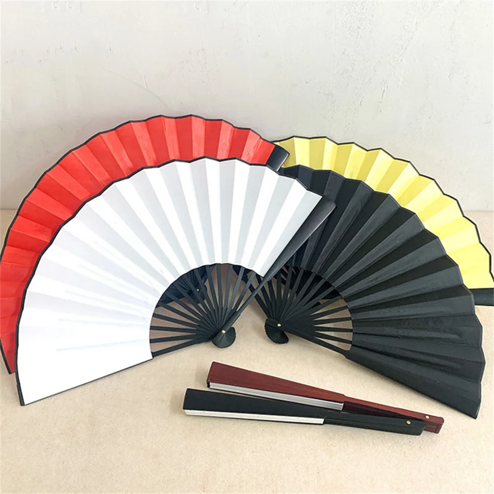 8inch Chinese Style Large Folding Hand Fan Plastic Fabric Fans Men Women Festival Dance Gift Wedding Fan Stage Performance Decor 
8inch Chinese Style Large Folding Hand Fan Plastic Fabric Fans Men Women Festival Dance Gift Wedding Fan Stage Performance Decor