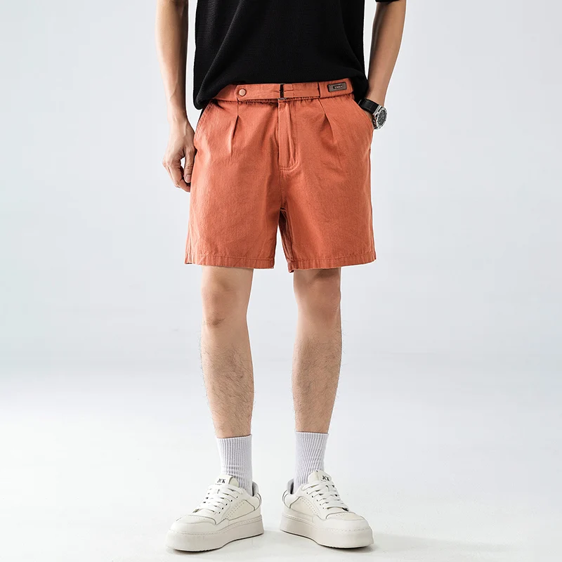 Men Summer Semi-elastic Waist Pure Cotton Loose Casual Vintage Fashion Shorts Pants Man Comfortable Commute Shorts
Men Summer Semi-elastic Waist Pure Cotton Loose Casual Vintage Fashion Shorts Pants Man Comfortable Commute Shorts