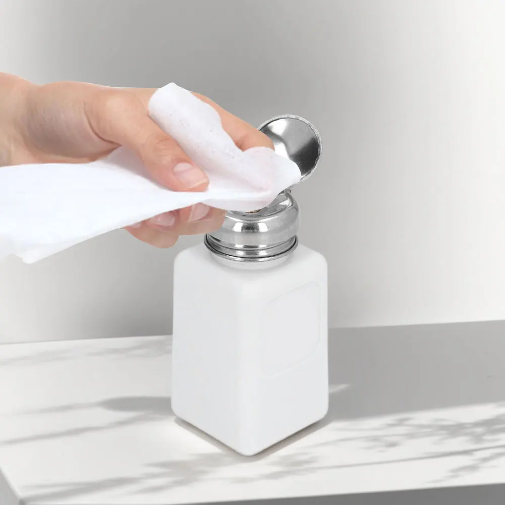 150ML Press Pumping ESD Fluid Dispenser Push Down Alcohol Dispenser Pump Bottle Liquid Dispenser Bottle for Mobile Phone Repair
150ML Press Pumping ESD Fluid Dispenser Push Down Alcohol Dispenser Pump Bottle Liquid Dispenser Bottle for Mobile Phone Repair