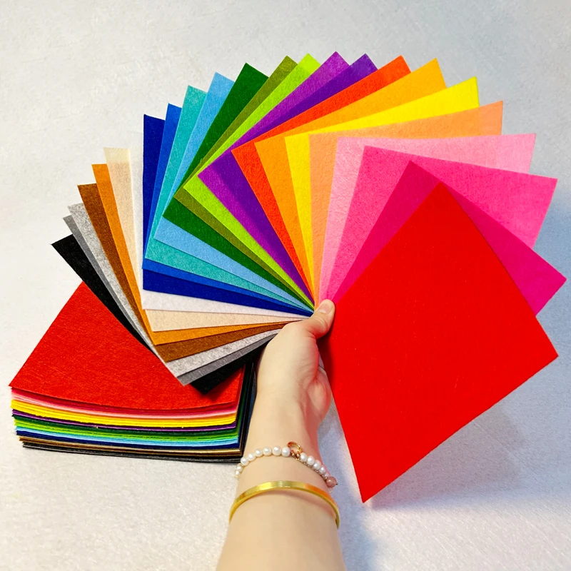 24/40Pcs Soft Felt Fabric Sheet Assorted Color Patchwork Sewing DIY Craft Squares Nonwoven 1mm Thick Handmade Fabric Weaving
24/40Pcs Soft Felt Fabric Sheet Assorted Color Patchwork Sewing DIY Craft Squares Nonwoven 1mm Thick Handmade Fabric Weaving