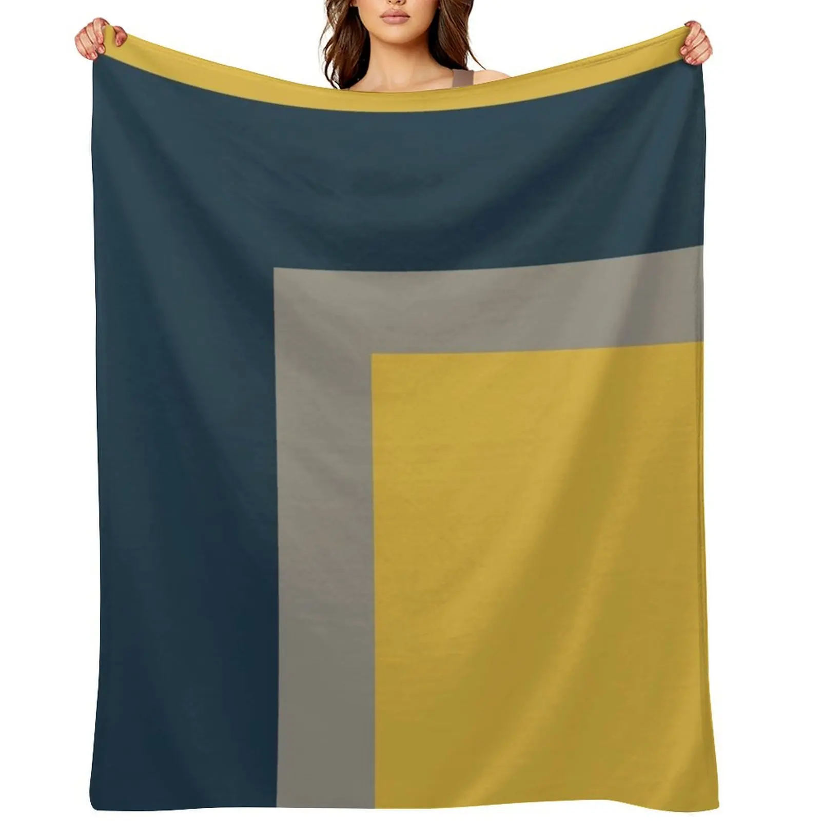 Half Frame Minimalist Geometric Pattern 2 in Mustard Yellow, Navy Blue, and Grey Throw Blanket Warm Summer Blankets
Half Frame Minimalist Geometric Pattern 2 in Mustard Yellow, Navy Blue, and Grey Throw Blanket Warm Summer Blankets