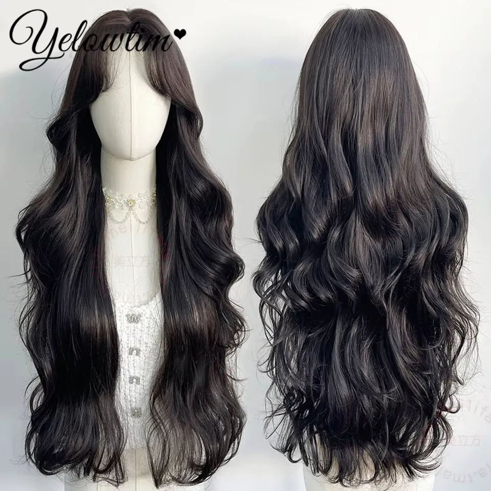 Brown Black Synthetic Wigs Long Body Wavy Wig Natural Hairline Daily Red Hair Heat Resistant Fiber Smooth Party Cosplay Wig LM
Brown Black Synthetic Wigs Long Body Wavy Wig Natural Hairline Daily Red Hair Heat Resistant Fiber Smooth Party Cosplay Wig LM