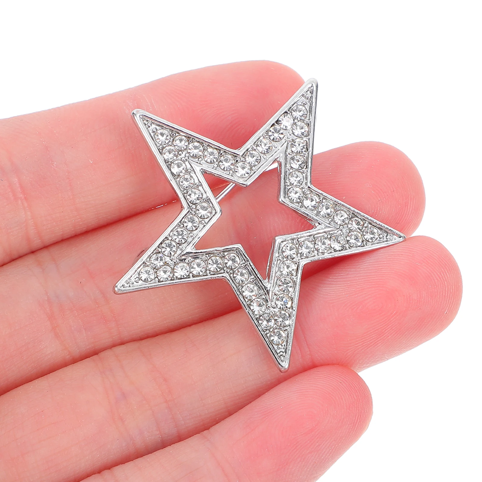 2pcs Five-Pointed Star Brooch Pin Rhinestone Crystal Alloy Badge For Suit Dress Scarf Shawl Lapel Collar Vintage Style Wedding
2pcs Five-Pointed Star Brooch Pin Rhinestone Crystal Alloy Badge For Suit Dress Scarf Shawl Lapel Collar Vintage Style Wedding