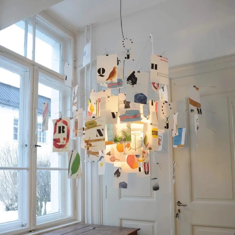 Modern Maurer Zettel'z Paper Pendant Lights Hanging LED Ceiling Suspension Lamp Chandelier For Bedroom Dining Living Room Coffee
Modern Maurer Zettel'z Paper Pendant Lights Hanging LED Ceiling Suspension Lamp Chandelier For Bedroom Dining Living Room Coffee