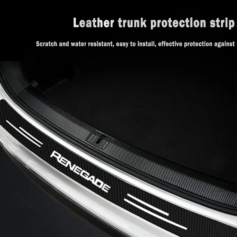 Car Rear Trunk Bumper Protector Stickers for Jeep Renegade Auto Trunk Door Sill Guard Plate Carbon Fiber Anti-Scratch Decal
Car Rear Trunk Bumper Protector Stickers for Jeep Renegade Auto Trunk Door Sill Guard Plate Carbon Fiber Anti-Scratch Decal