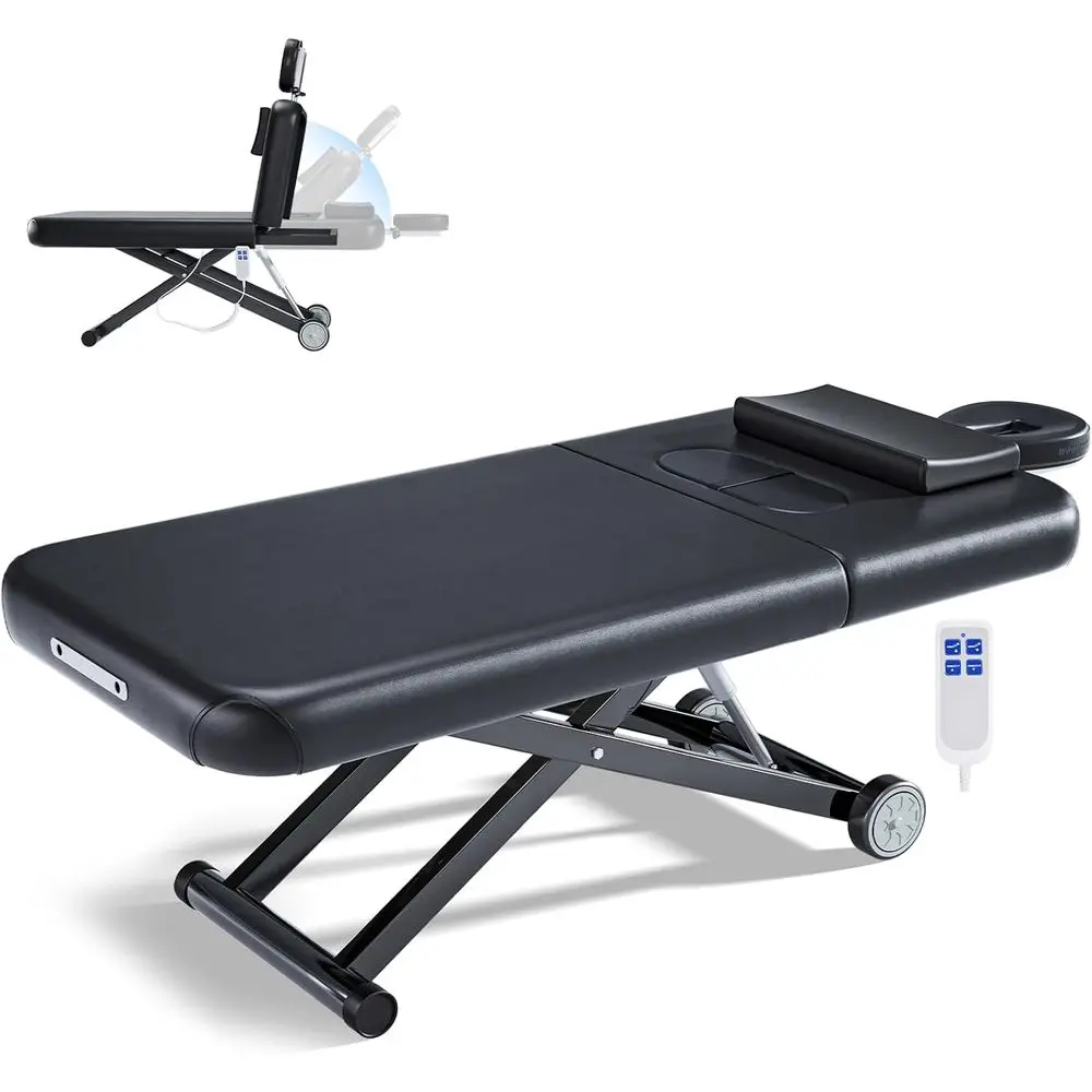 Adjustable 3-Motor Electric Facial Bed and Tattoo Chair with Wheels
Adjustable 3-Motor Electric Facial Bed and Tattoo Chair with Wheels
