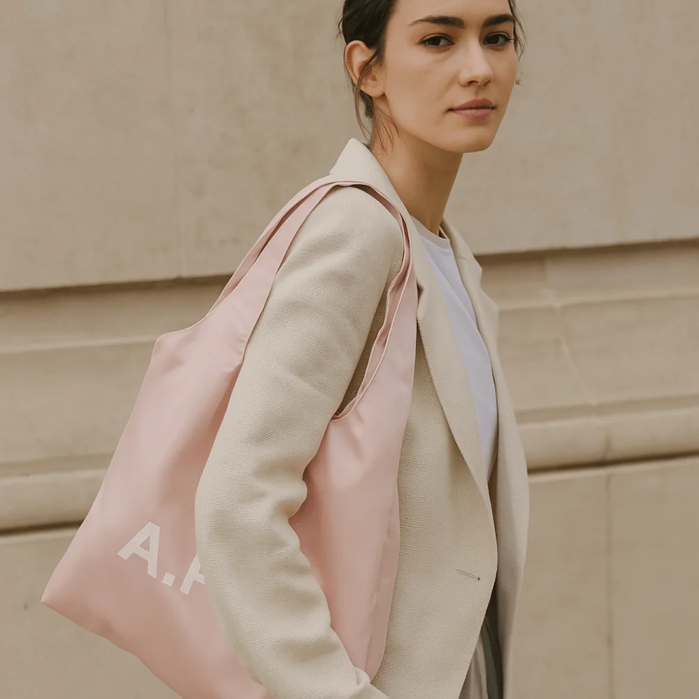 Girly Style Satin Shoulder Bag Cream Color Fresh Style Korean Version Tote Bag Japanese Cute Ballet-Style
Girly Style Satin Shoulder Bag Cream Color Fresh Style Korean Version Tote Bag Japanese Cute Ballet-Style