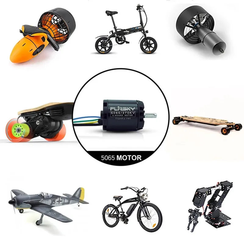 Бесщеточный двигатель Flipsky BLDC 5065 270кВ 1550Вт с датчиками для электросамоката/электроскейтборда (DIY)
Бесщеточный двигатель Flipsky BLDC 5065 270кВ 1550Вт с датчиками для электросамоката/электроскейтборда (DIY)