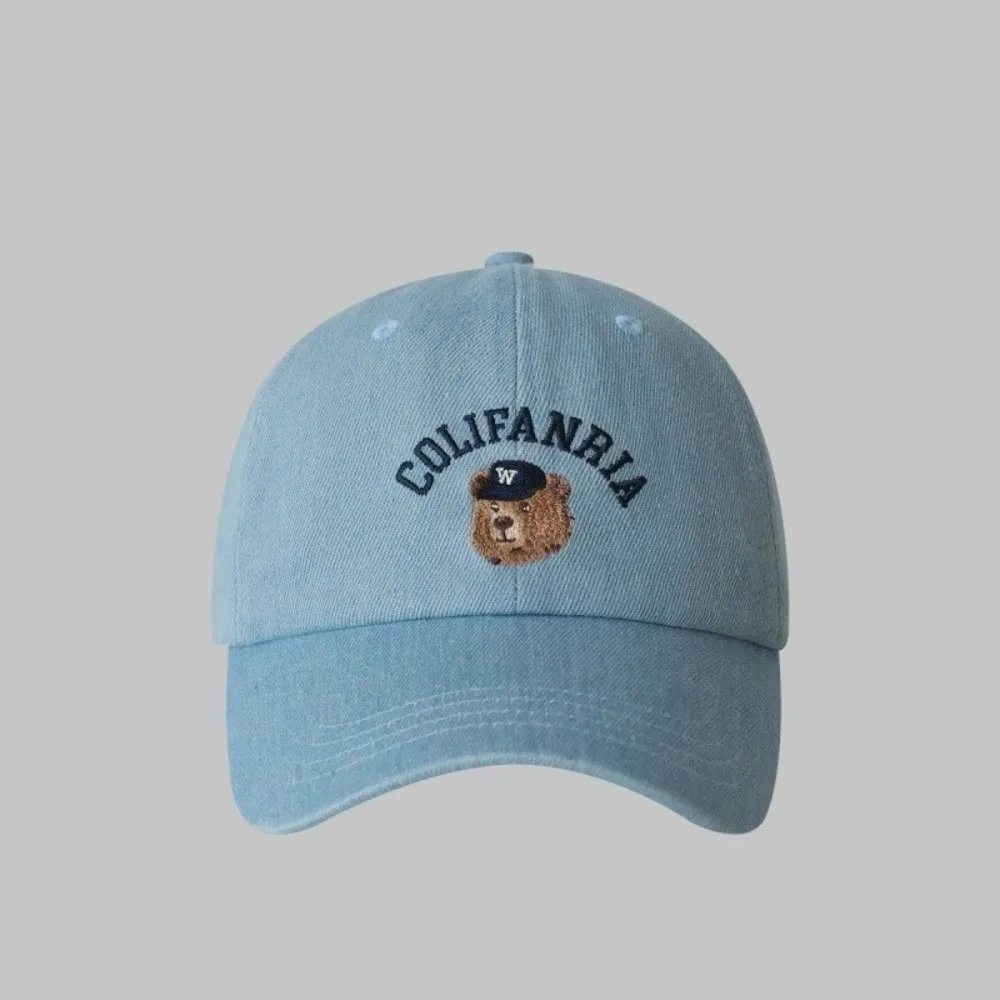 Fashion Korean Bear Embroidery Cap Cotton Solid Color Men Women Baseball Cap Versatile Sweet Snapback Hat Teenagers
Fashion Korean Bear Embroidery Cap Cotton Solid Color Men Women Baseball Cap Versatile Sweet Snapback Hat Teenagers