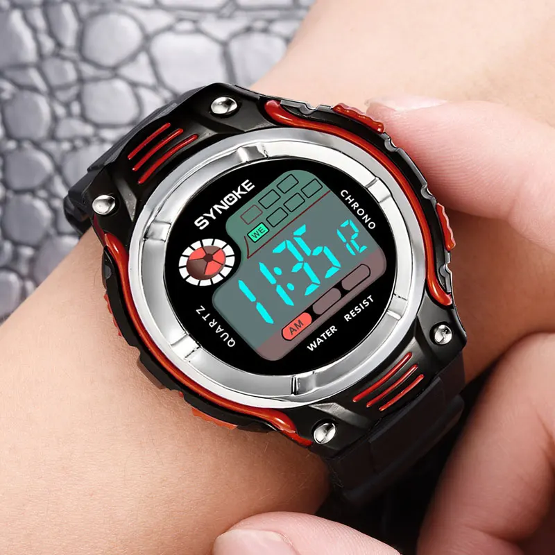 SYNOKE Men's Watches Sports Military LED Digital Watch Fashion Casual Clock Wristwatches Gifts for Male Reloj Mujer Dropshipping
SYNOKE Men's Watches Sports Military LED Digital Watch Fashion Casual Clock Wristwatches Gifts for Male Reloj Mujer Dropshipping