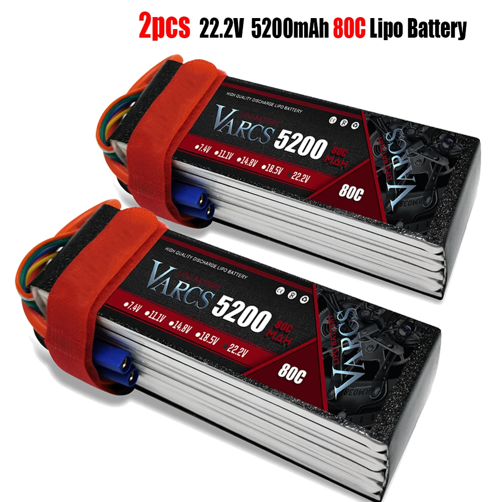 Lipo Batteries VARCS 7.4V 7.6V 11.1V 14.8V 22.2V 2S 3S 4S 6S 5200Mah 6300Mah 6500mAh 6200mAh 6750mAh 8000mAh 7000mAh
Lipo Batteries VARCS 7.4V 7.6V 11.1V 14.8V 22.2V 2S 3S 4S 6S 5200Mah 6300Mah 6500mAh 6200mAh 6750mAh 8000mAh 7000mAh